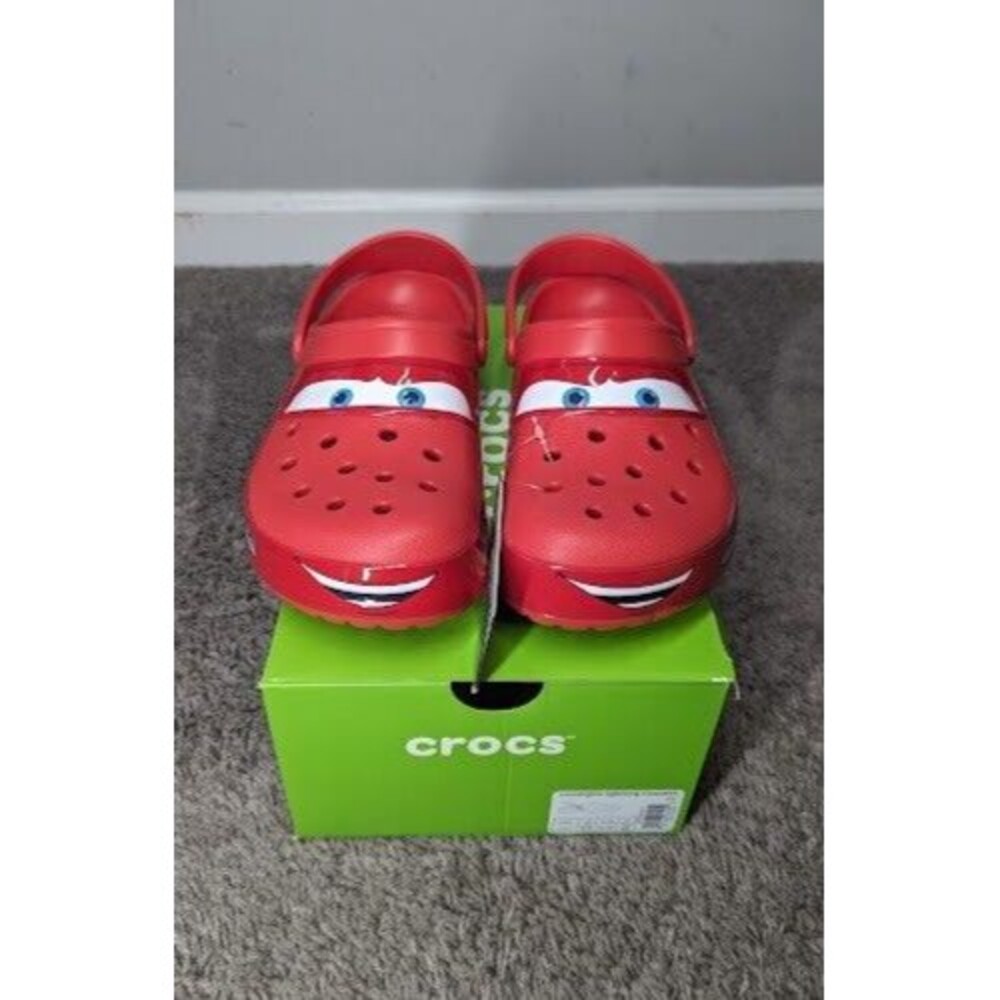 Crocs Classics Clog Lightning McQueen Size 9 Men's / 11 Women's 205759-610 NEW
